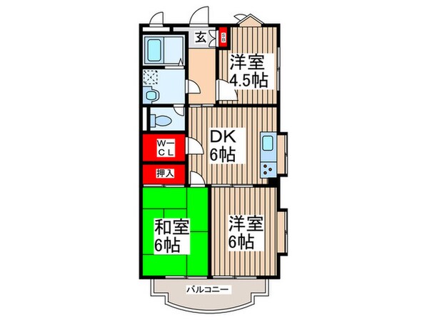 ダイナスティマンションの物件間取画像